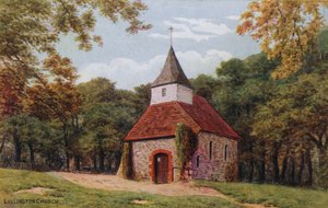 Lullington Kirche von Alfred Robert Quinton
